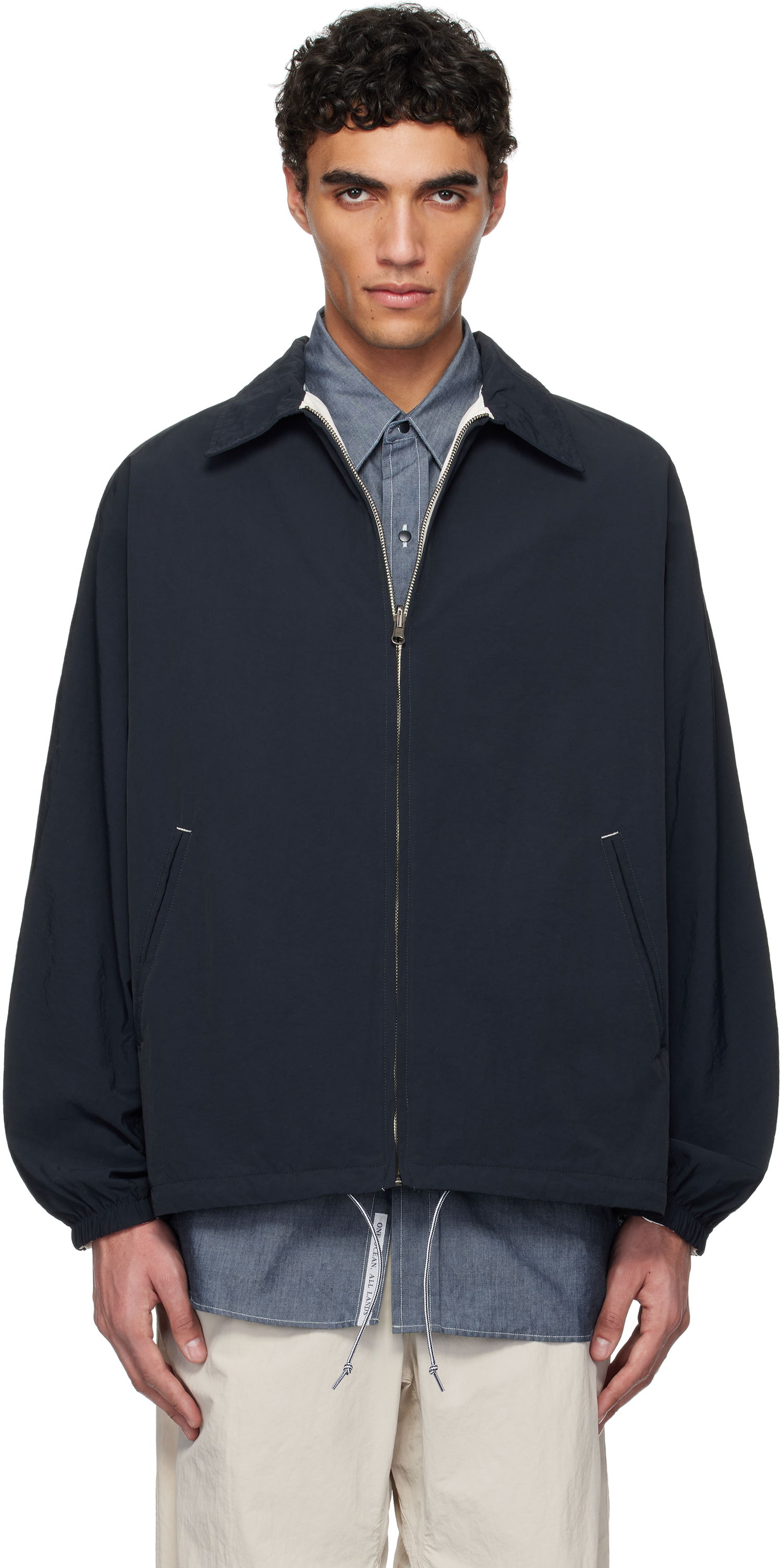 Vetrovka NANAMICA nanamica Coach Reversible Jacket Navy | S25SA001U, 0
