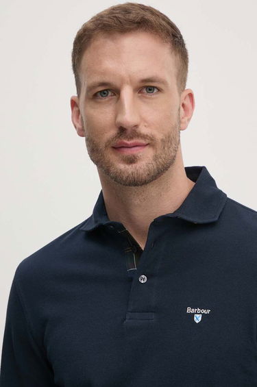 Polo tričko Barbour Barbour Long Sleeve Polo Shirt MML1333 Navy | MML1333, 3