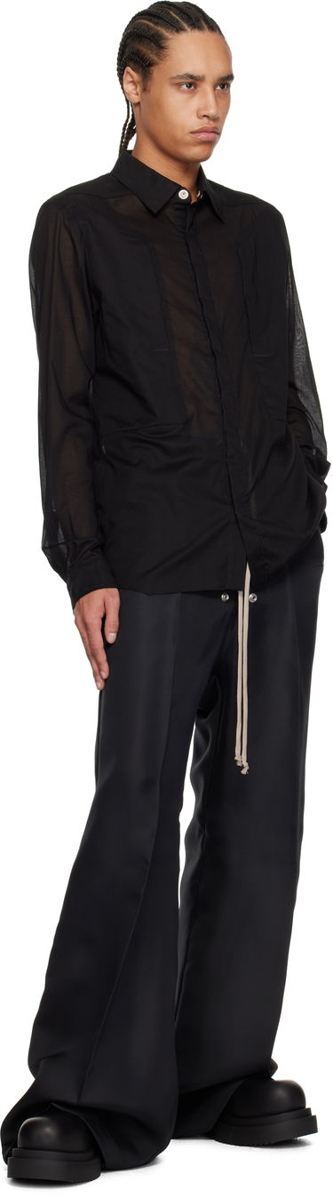 Košeľa Rick Owens Rick Owens Hollywood Fogpocket Shirt Čierna | RU01E5237 CV, 3