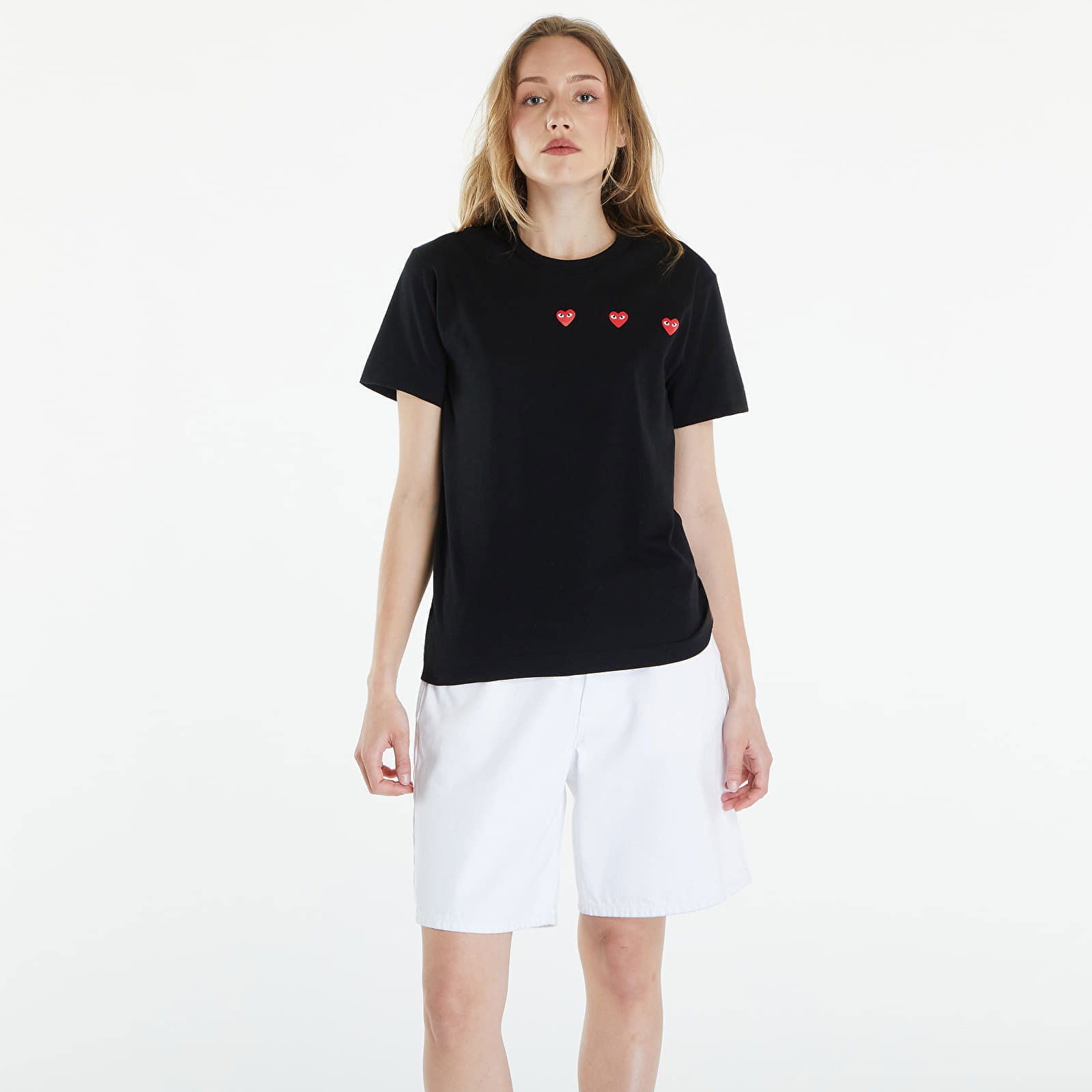 PLAY Short Sleeve Logo Print T-Shirt UNISEX Black