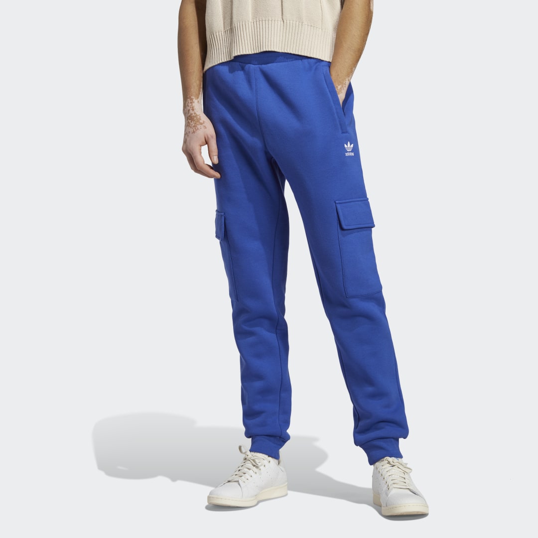 Tepláky adidas Originals Sweatpants Trefoil Essentials Cargo Navy | IA4781, 0