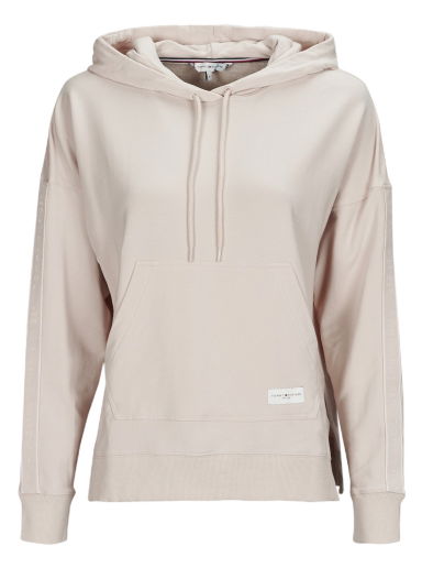 Mikina Tommy Hilfiger LONG HOODIE Béžová | UW0UW04783-ABH