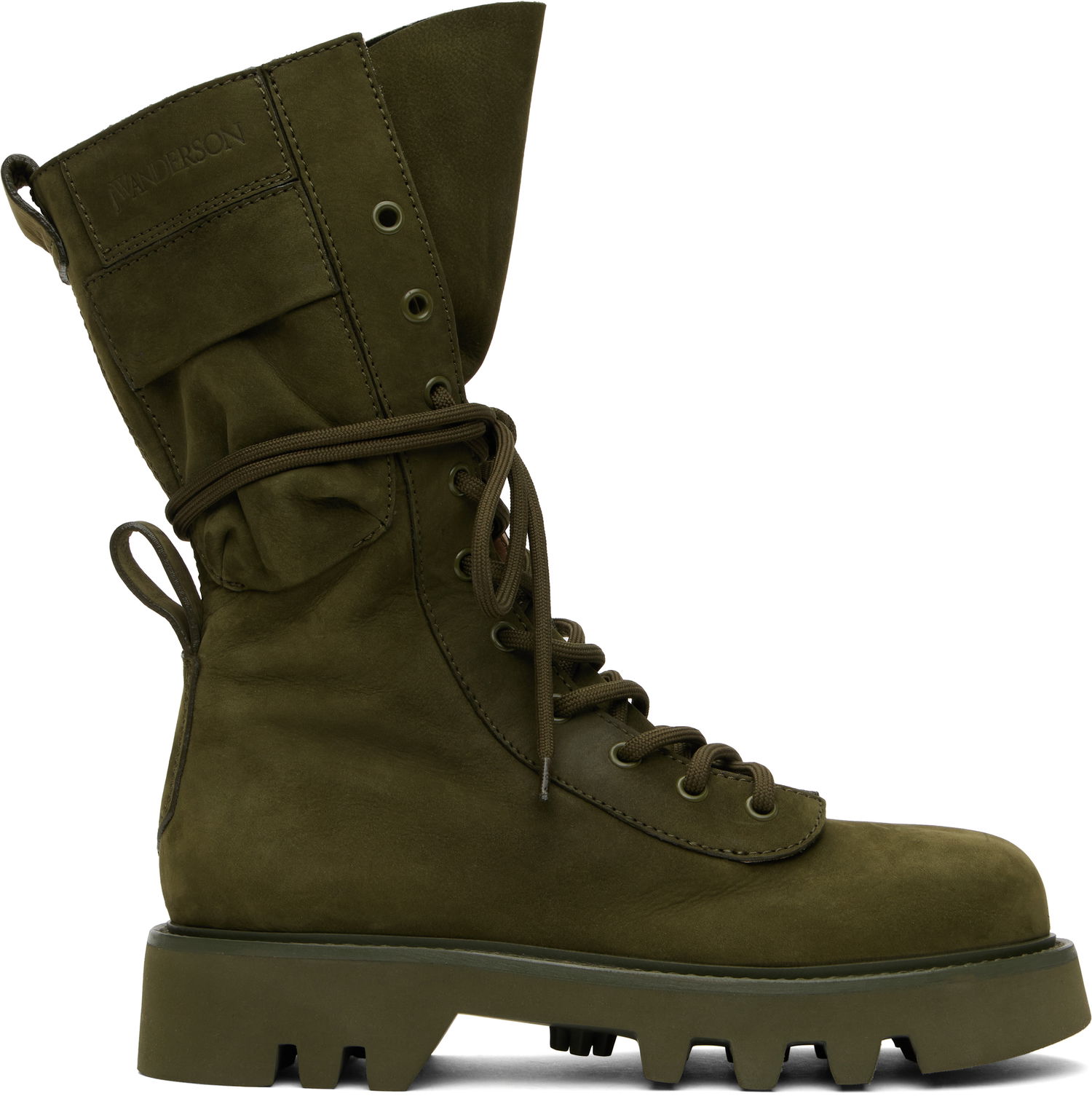 Oblečenie JW Anderson JW Anderson Combat Leather Boots Zelené | BT0100-LA0258, 0