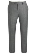 Slim-Fit Patterned Virgin-Wool Blend Trousers