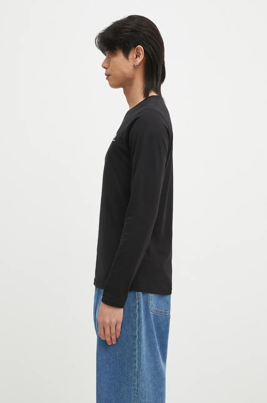 Tričko Alpha Industries Basic LS Small Logo T-Shirt Čierna | 198517.03, 1