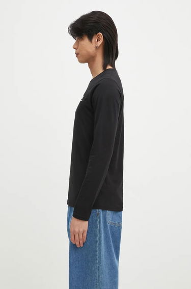 Tričko Alpha Industries Basic LS Small Logo T-Shirt Čierna | 198517.03, 1