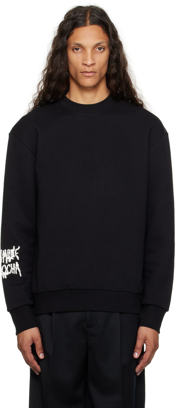 Mikina Simone Rocha Simone Rocha Ribbon Logo Sweatshirt Čierna | 5287P19P20-M 0568, 0