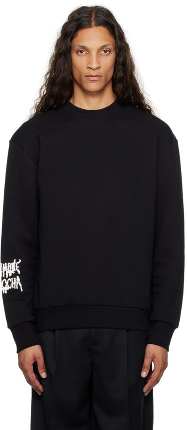 Mikina Simone Rocha Simone Rocha Ribbon Logo Sweatshirt Čierna | 5287P19P20-M 0568, 0