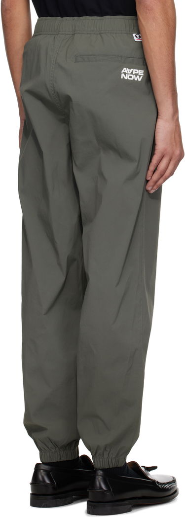 Tepláky AAPE by A Bathing Ape AAPE by A Bathing Ape 'AAPE Now' Woven Sweatpants Zelené | AAPPTMB664XXOKHE, 2