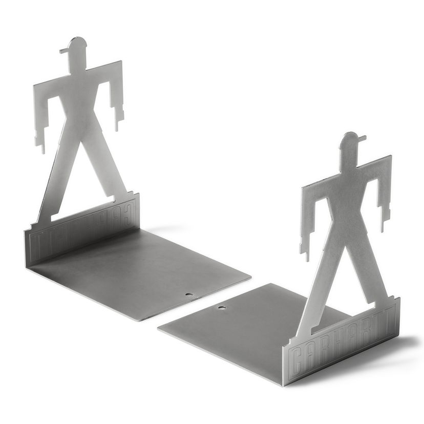 Kniha a časopis Carhartt WIP Foundation Figure Bookends Metalická | I034892_2