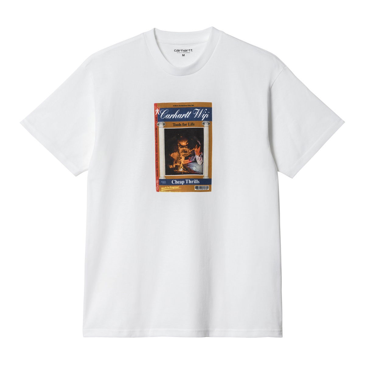 Tričko Carhartt WIP Cheap Thrills T-Shirt Biela | I032885_02_XX, 0