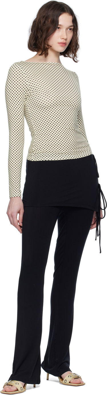 Tričko Miaou Miaou Amelia Polka Dot T-Shirt Žltá | 7183TJBBNP, 3