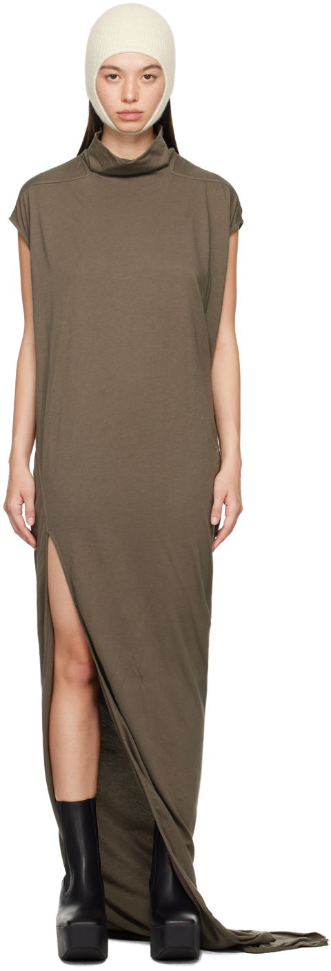 Šaty Rick Owens DRKSHDW Gray Edfu T Maxi Dress Šedá | DS02D2518 RN, 0