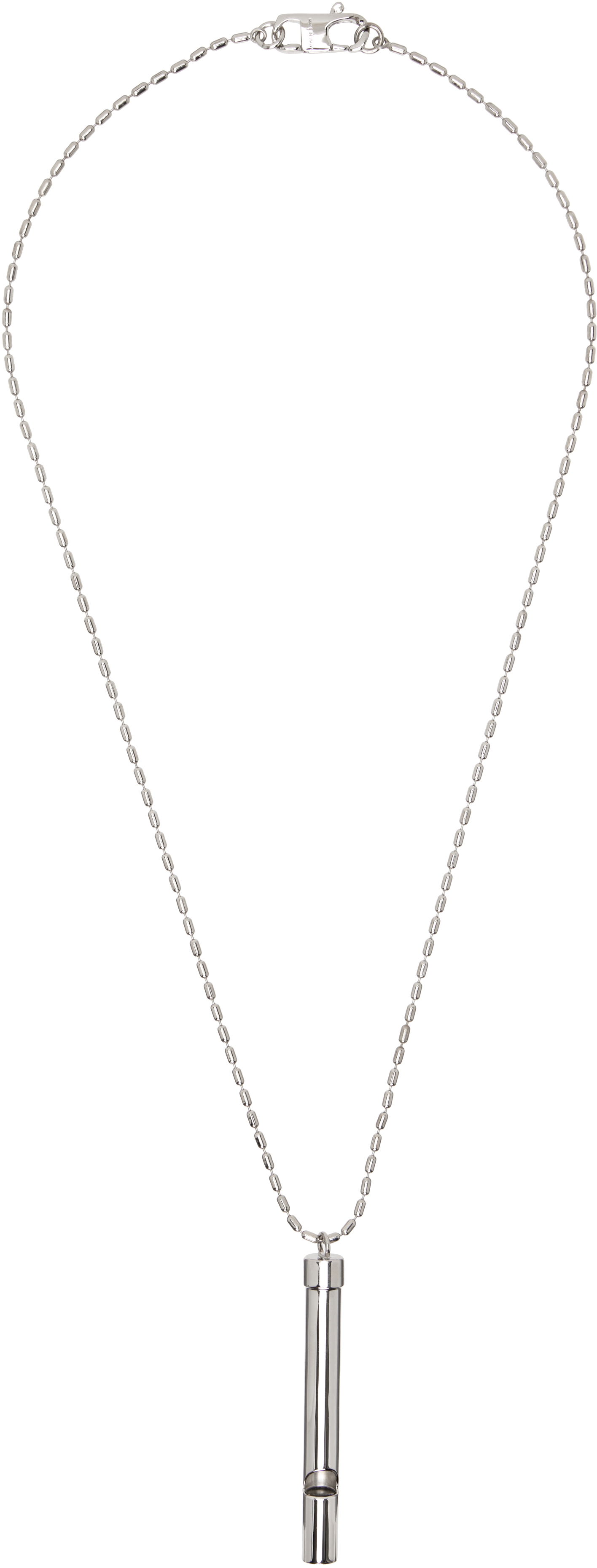 Náhrdelník Maison Margiela MM6 Maison Margiela Silver-Tone Whistle Pendant Necklace Metalická | SM7UU0104 P8601, 0