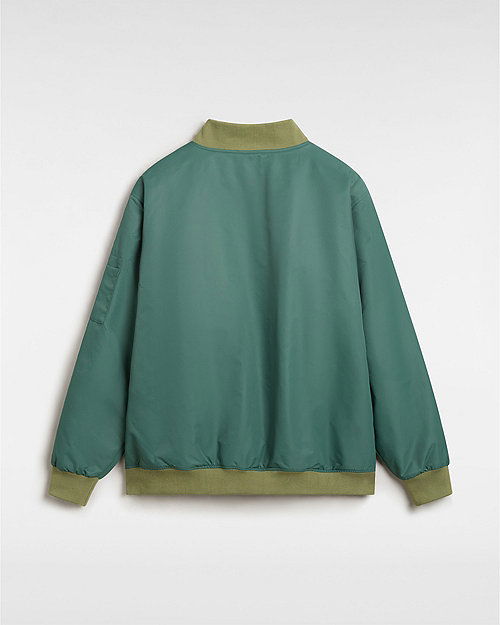 Bomber bunda Vans Copley Bomber Jacket Zelené | VN000HMQ1CI, 1