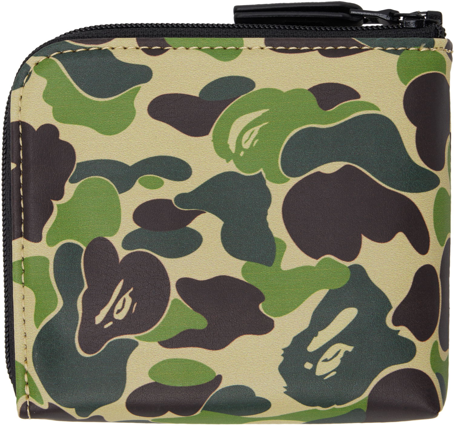 Peňaženka BAPE A Bathing Ape ABC Camo Mini Wallet Zelené | 001SGK801018M, 1