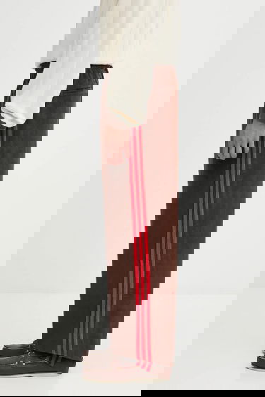 Tepláky adidas Originals Originals Cord Wide-Leg Pants with Red Side Stripes Hnedá | JX3108, 0