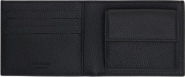 Peňaženka Balmain Embossed Leather Flap Wallet Čierna | DM1NM061LPSE, 2