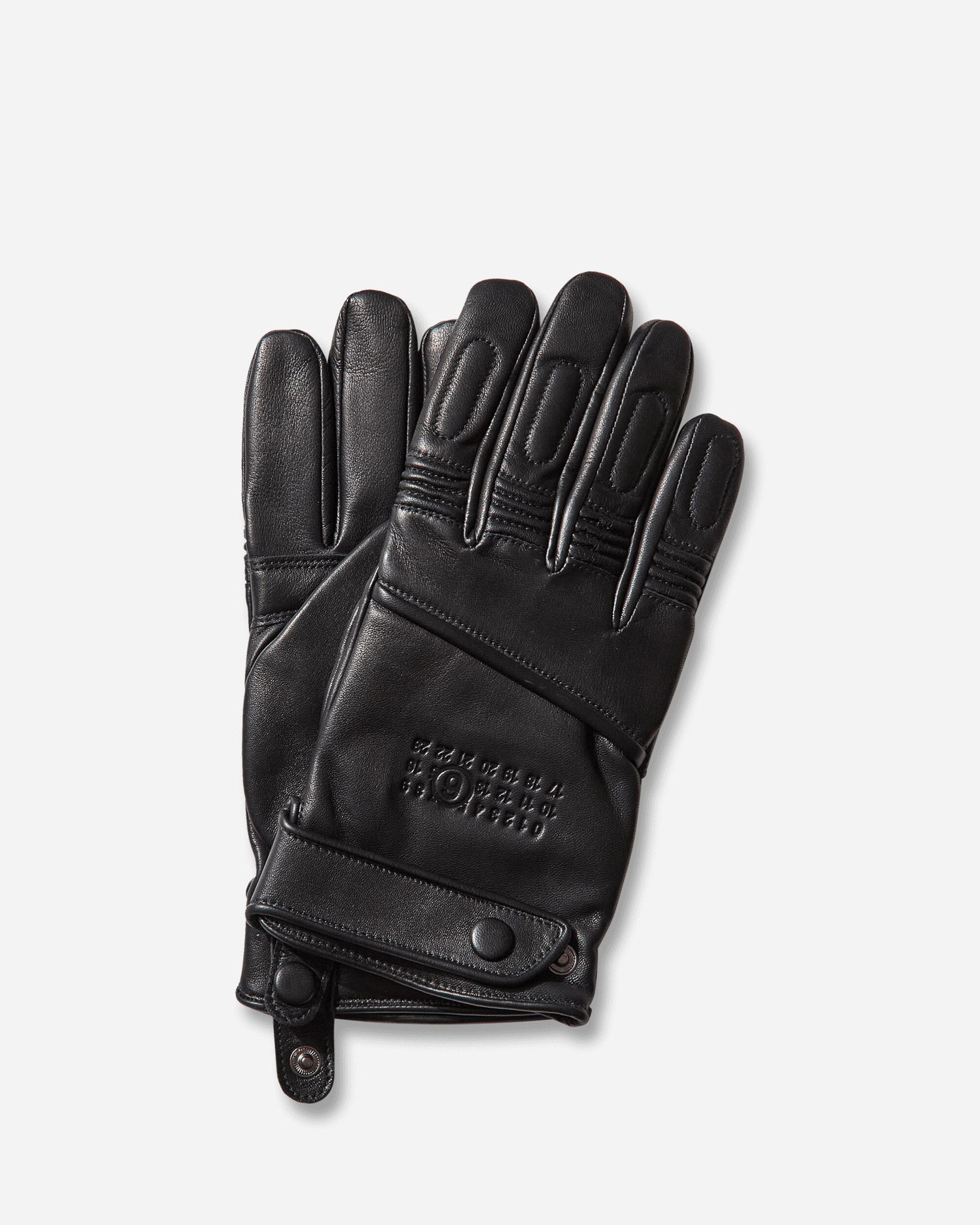 Rukavice Maison Margiela Agnelle Leather Gloves Čierna | SH2TS0003 900, 1