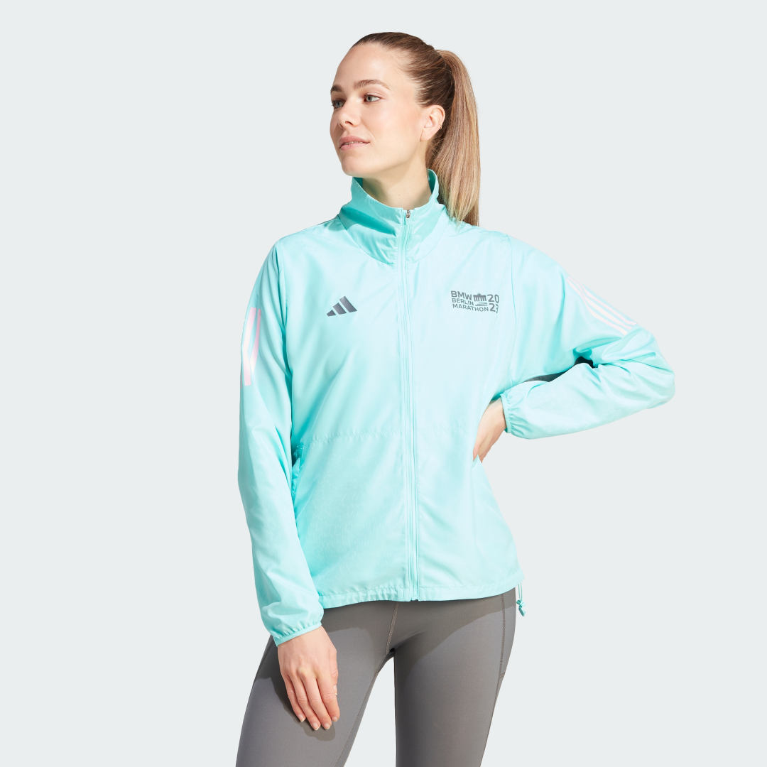 Bunda adidas Originals BMW Berlin Marathon 2023 Legends Tyrkysová | IN1340, 1
