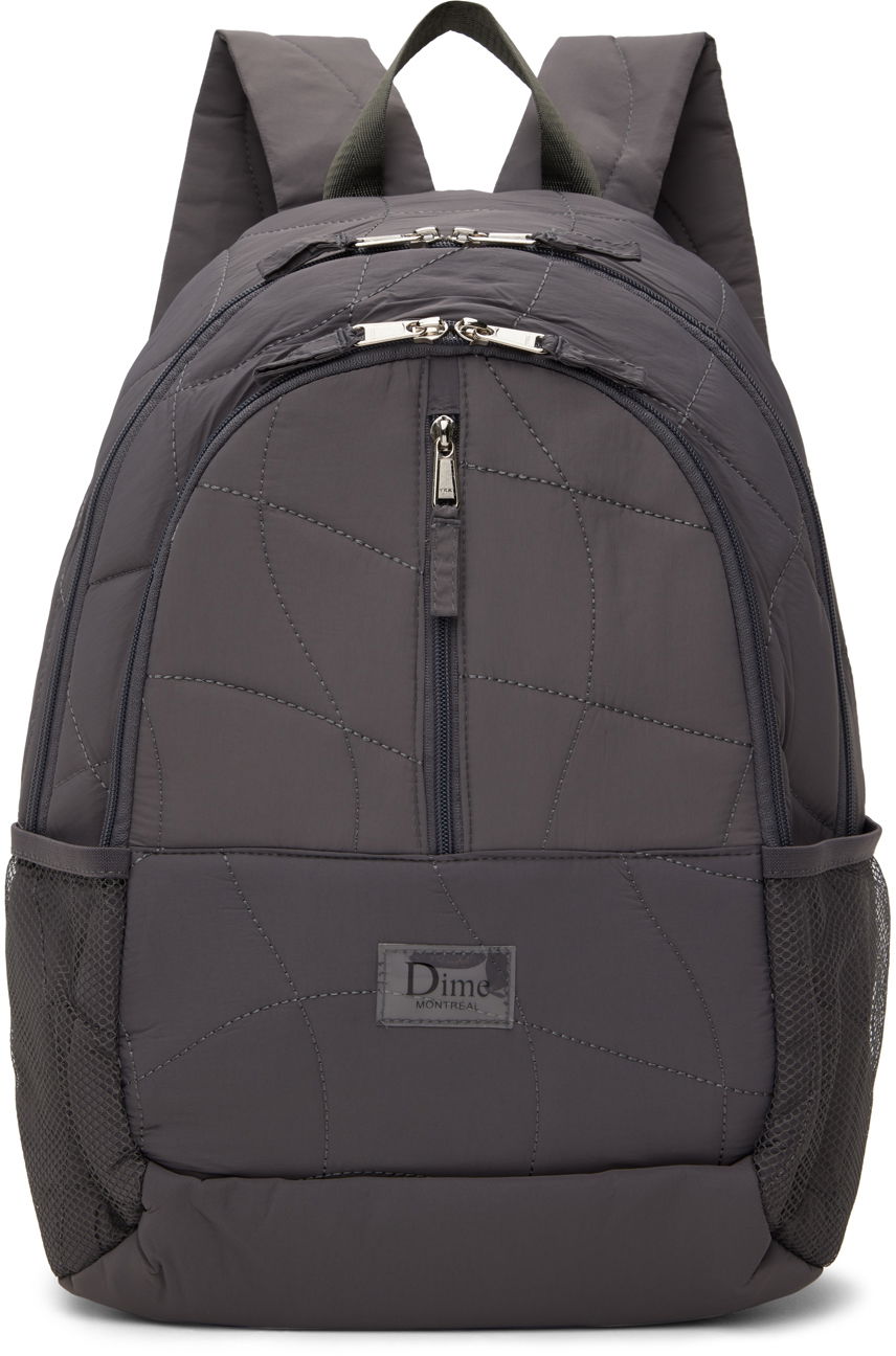 Batoh Dime Gray Quilted Backpack Šedá | DIMESSP2447CHR, 0