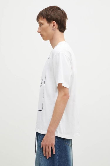 Tričko Neighborhood Printed Cotton T-Shirt Biela | 242PCNH.ST15, 1