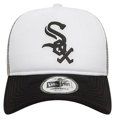 Šiltovka New Era Cap Chicago White Sox 9Forty Trucker Black/ Gray Biela | 60503528, 3
