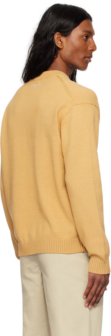 Sveter MAISON KITSUNÉ Maison Kitsuné Dressed Fox Intarsia Sweater Žltá | OM00802KT1030, 2