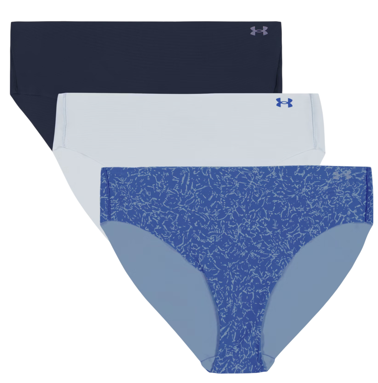 Nohavičky Under Armour Under Armour Print 3-Pack Hipster Modrá | 1383898-402, 0