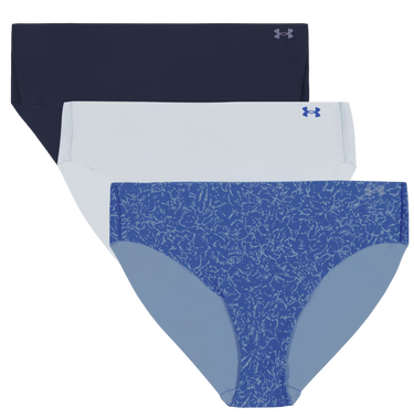 Nohavičky Under Armour Under Armour Print 3-Pack Hipster Modrá | 1383898-402, 0