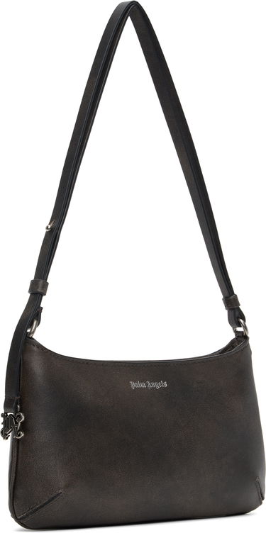 Taška cez rameno Palm Angels Vintage Leather Giorgina Shoulder Bag Čierna | PWNN028S25LEA0026E00, 1