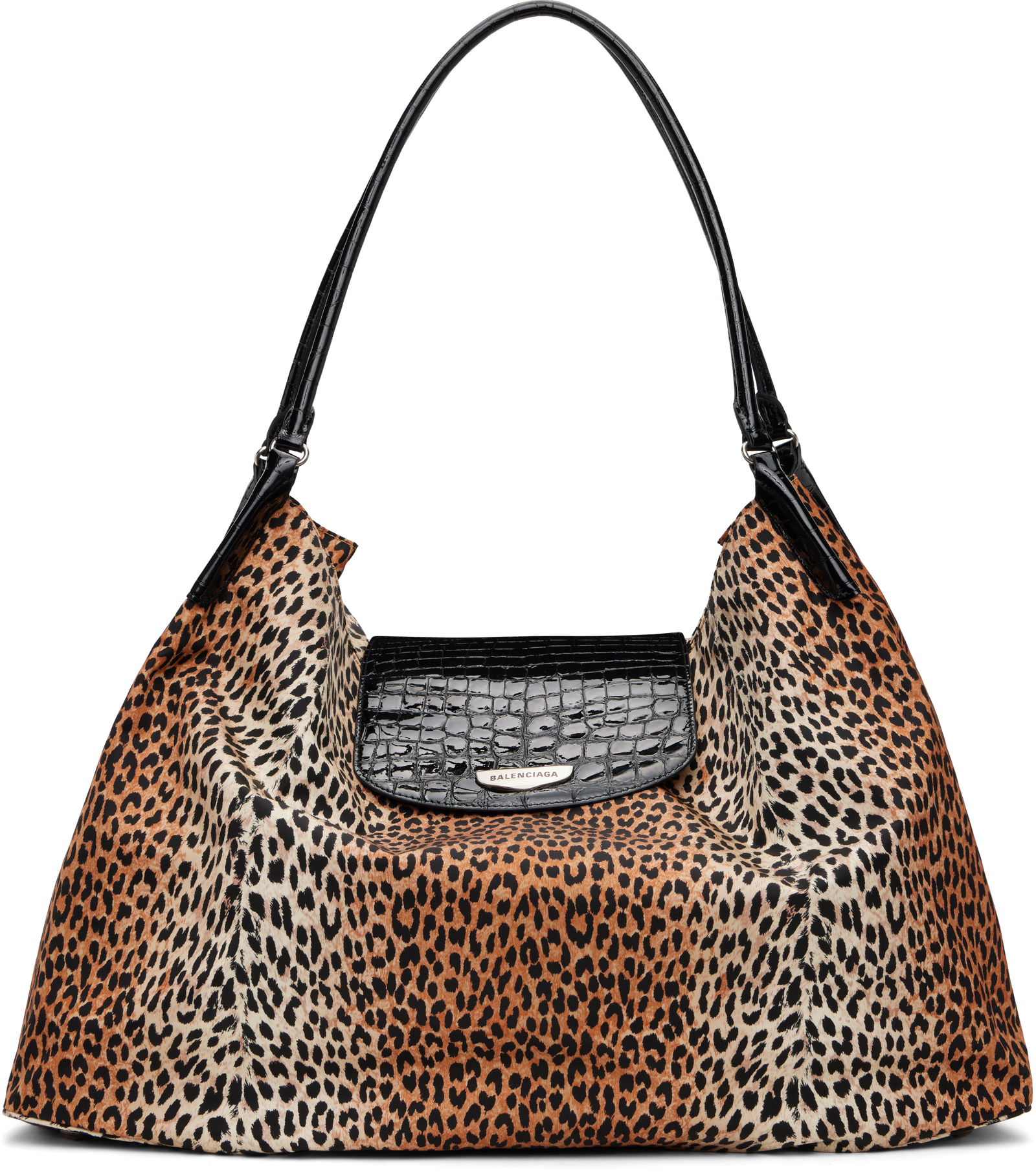 Geneve Leopard Print Large Duffle Bag