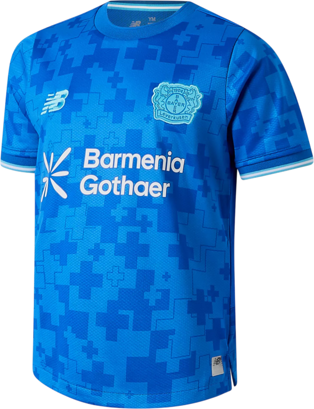 Dres New Balance Bayer 04 Leverkusen 3rd Jersey 2025/26 Modrá | jt230565-thd, 0