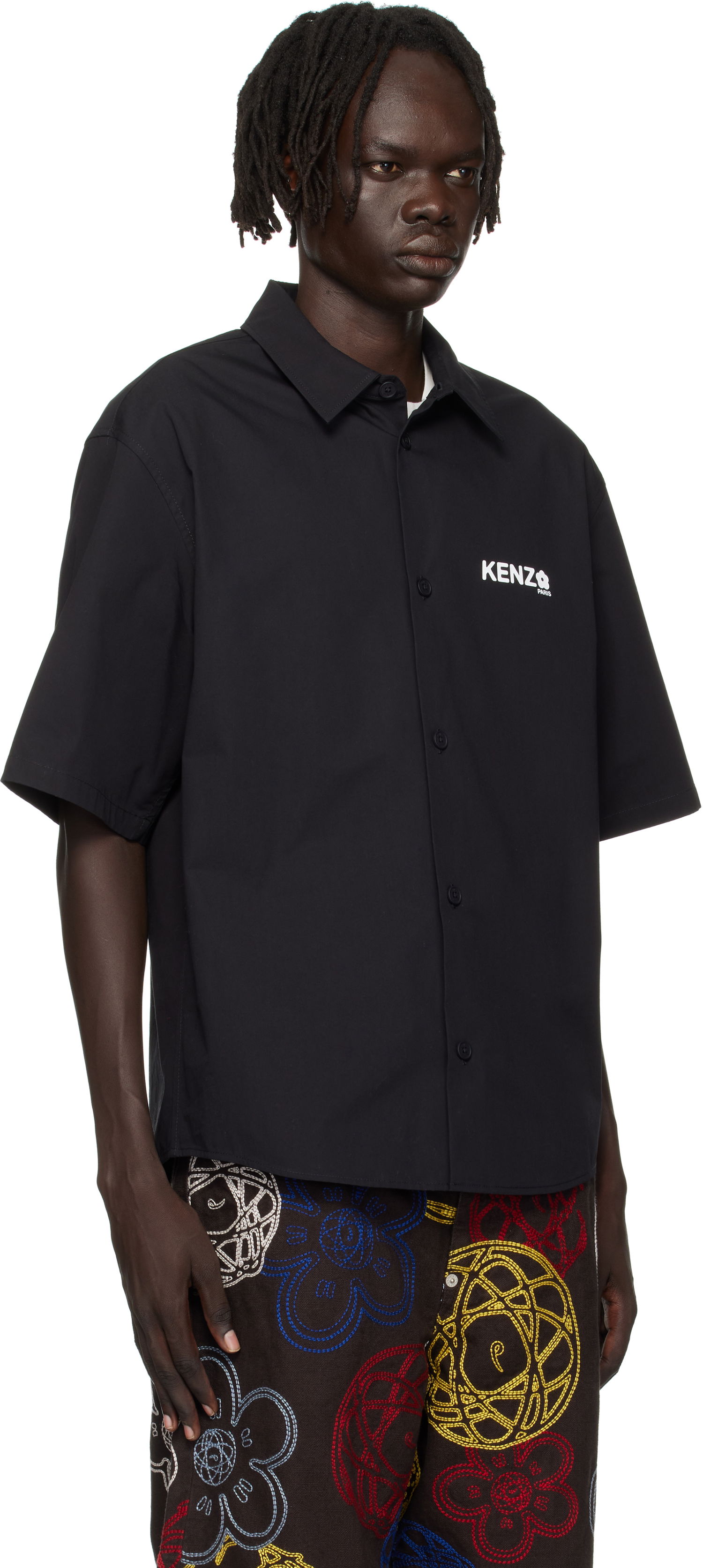 Košeľa KENZO Kenzo Paris 'Boke Flower 2.0' Button-Up Shirt Čierna | FF55CH1299LP, 1