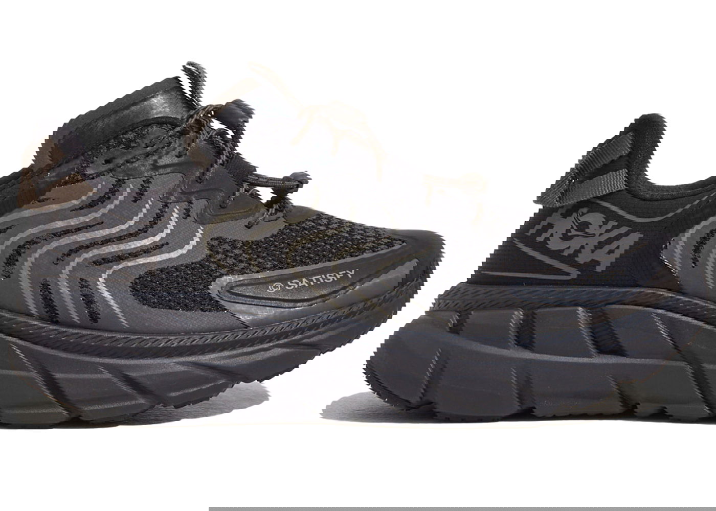 Tenisky a topánky Hoka One One Satisfy x Clifton LS "Forged Iron" Čierna | 1143450, 0