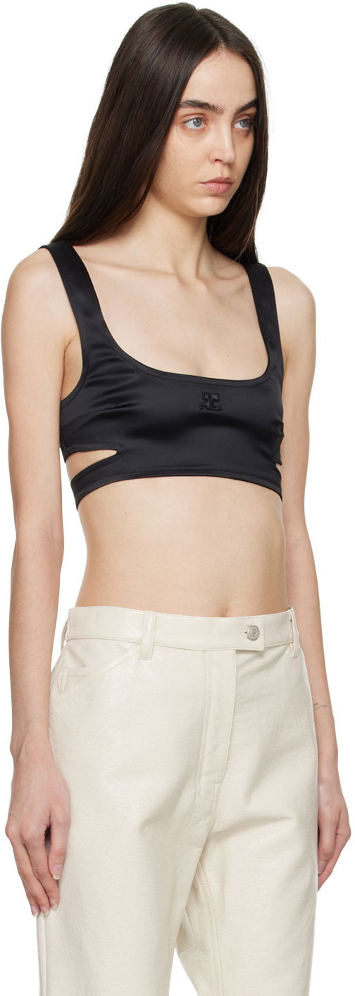 Tielko Courrèges Courrèges Cutout Tank Top Čierna | 322CBR014AC0017, 1