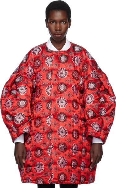 Prešívaná bunda Comme des Garçons Comme des Garçons Jacquard Quilted Puffer Červená | GO-J034-051-1, 0