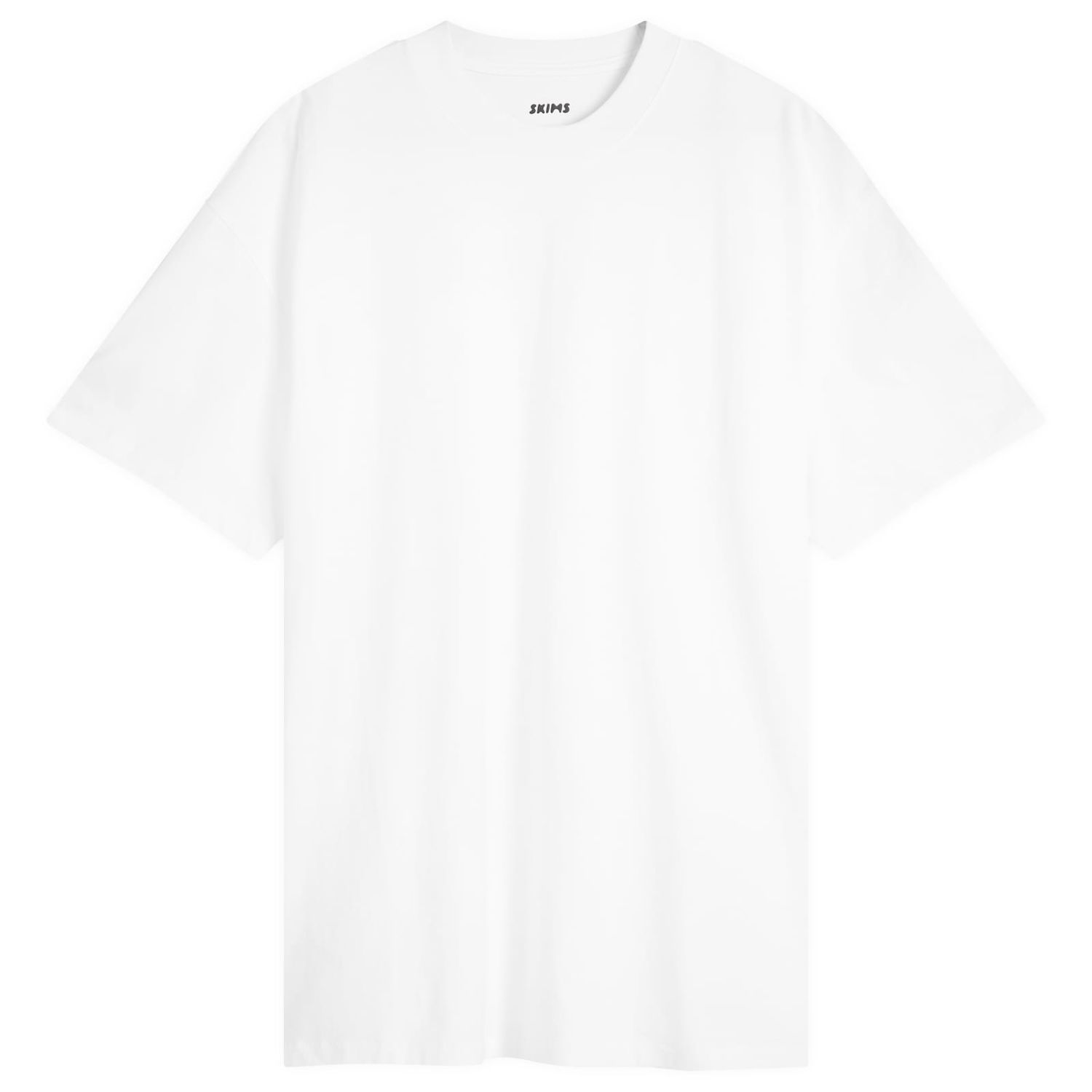 Tričko SKIMS T-Shirt, Size Large Biela | SS-STT-6414M-CHA, 0