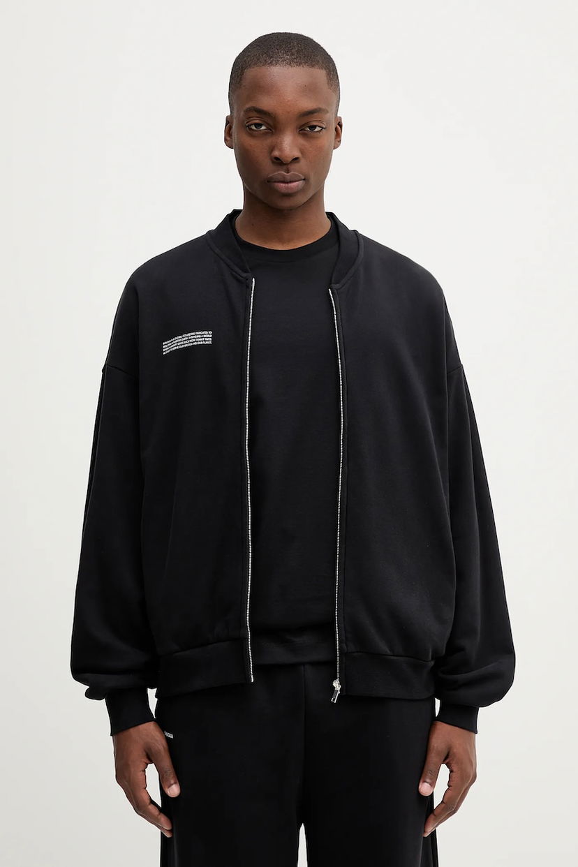 Bomber bunda PANGAIA Midweight Bomber Jacket Čierna | 10002360