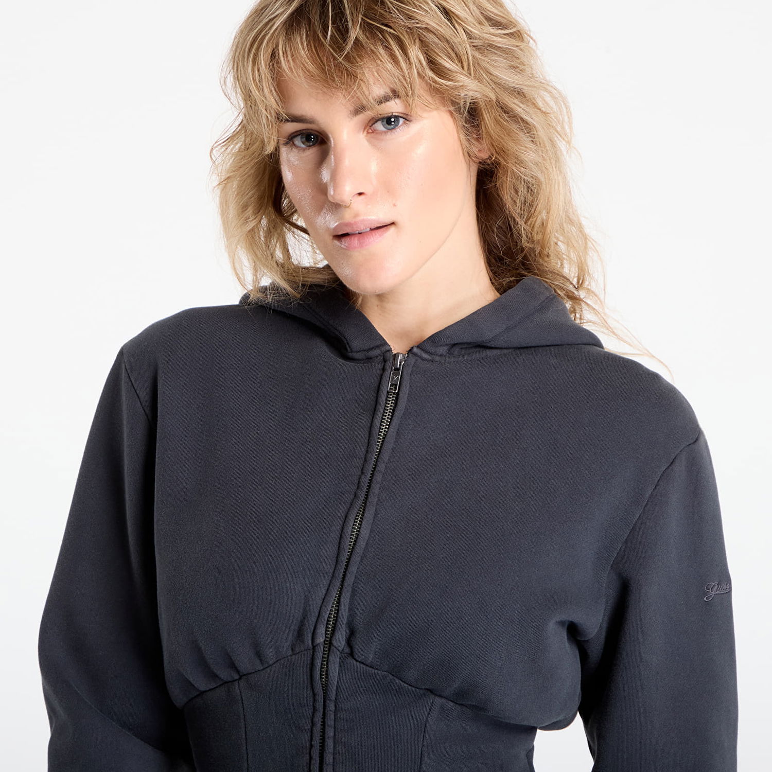 Mikina GUESS Guess Originals Corset Hoodie Čierna | W5BQ29K4110-JTMU, 1