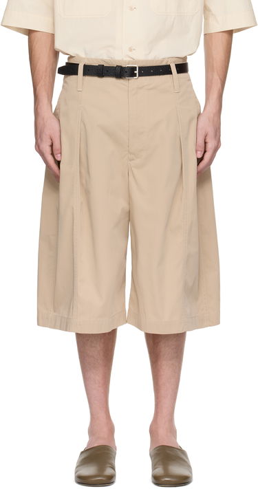 Šortky LEMAIRE Lemaire Maxi Pleated Bermuda Shorts Béžová | PA1212 LF1352, 0