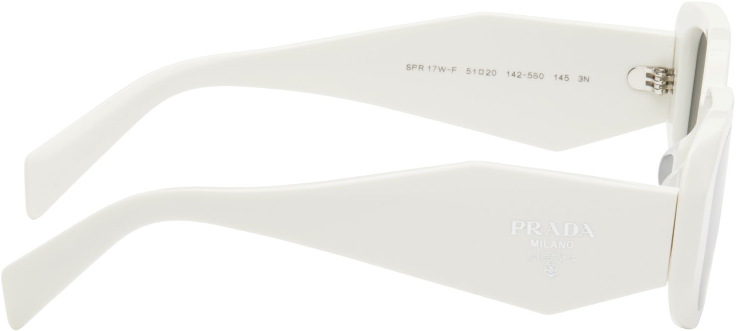 Slnečné okuliare Prada Square Sunglasses Biela | 0PR 17WSF 8056597453523, 1