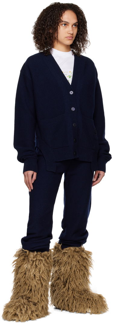 Sveter Stella McCartney Stella McCartney S-Wave Cardigan Navy | 6K03323S2382, 3