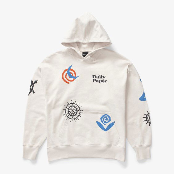 Mikina DAILY PAPER Puscren Hoodie Béžová | 2311052, 0