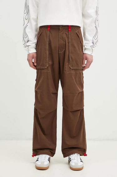 Cargo nohavice Pleasures PLEASURES Public Utility Pants Hnedá | P24W011, 0