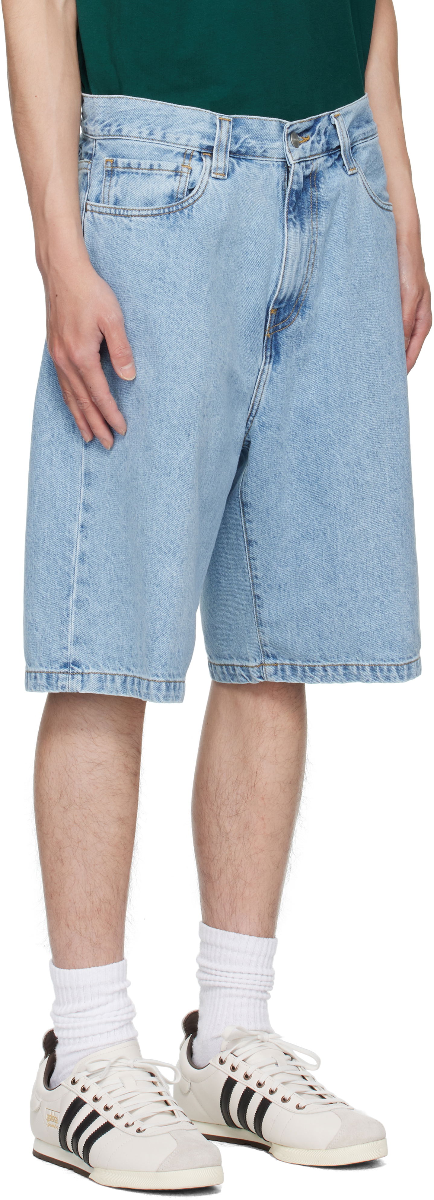 Šortky Carhartt WIP Work In Progress Landon Denim Shorts Modrá | I030469, 1