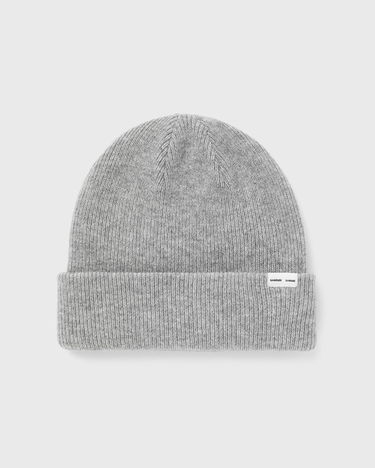 Kulicha Samsoe Samsoe Ribbed Knit Beanie Šedá | M13407218-GREY-MEL, 0