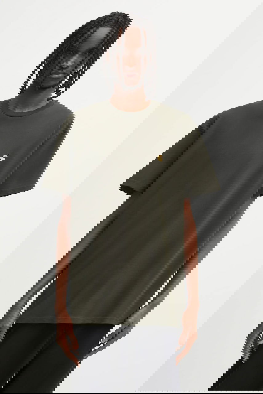 Tričko Carhartt WIP Chase Short Sleeve T-Shirt Zelené | I026391.3CBXX, 0