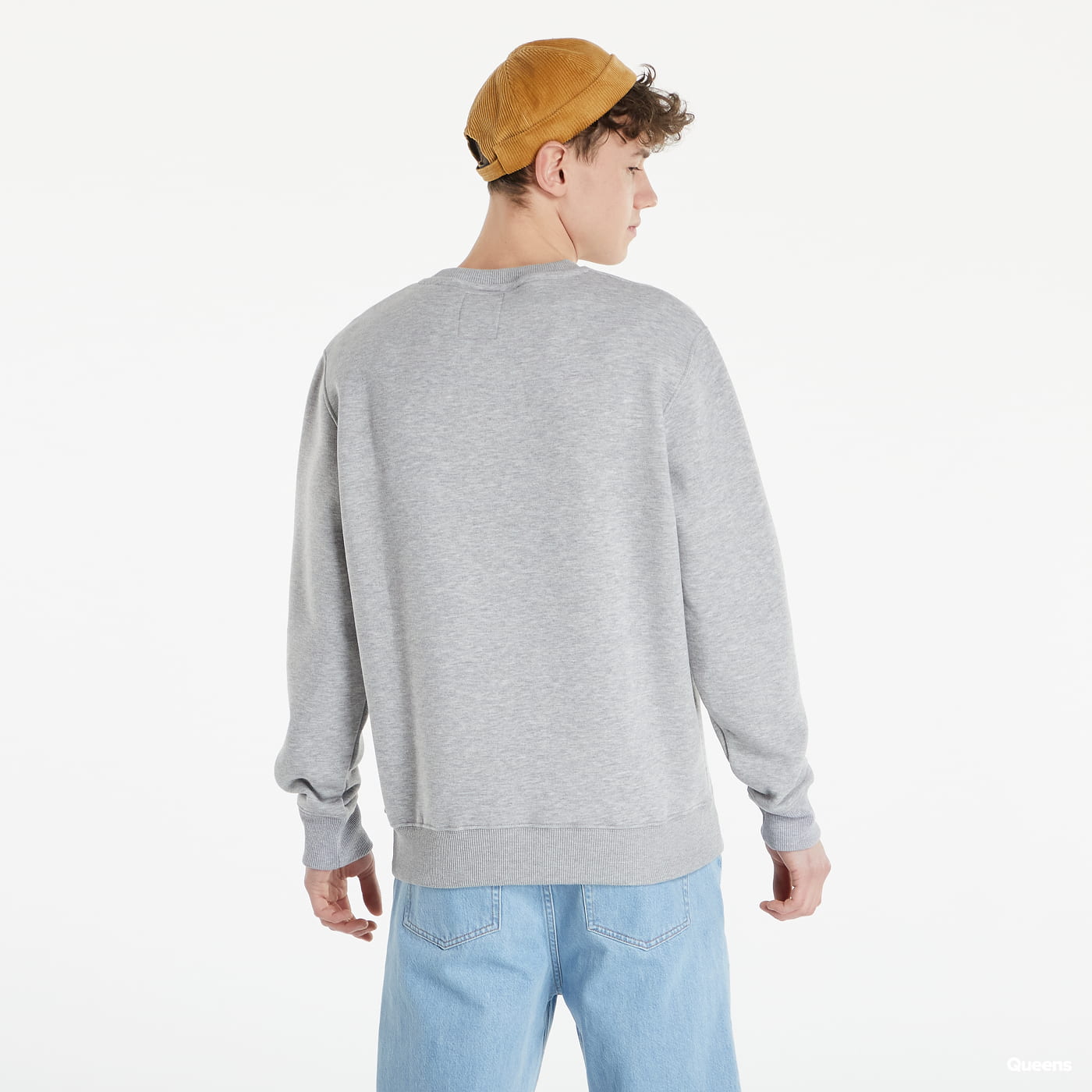 Mikina Alpha Industries Basic Sweater Small Logo Šedá | 188307-17, 1