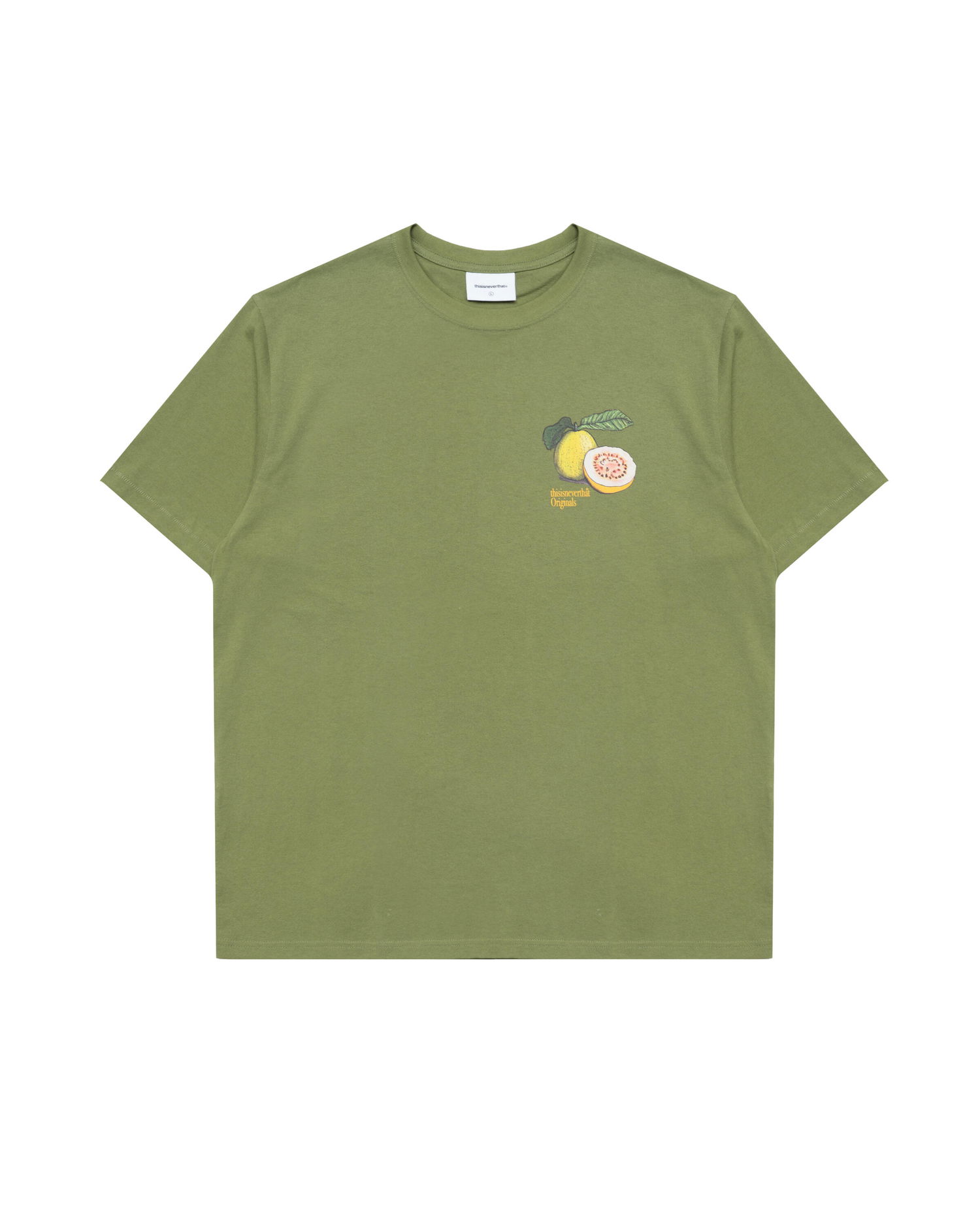 Tričko thisisneverthat Thisisneverthat Guava Graphic T-Shirt Zelené | TN253TTSST09-MSGR, 0